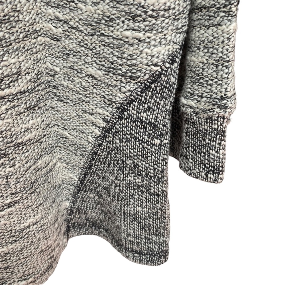 Ruby Rd. Pullover Top 1/4 Zip Reverse Weave Black… - image 7